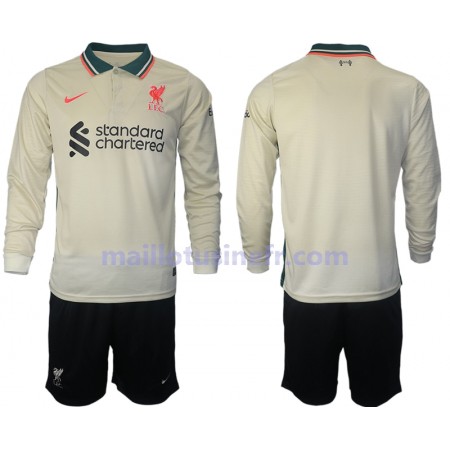 Maillot de Foot Liverpool Extérieur 2021-22 Manches Longues - Enfant